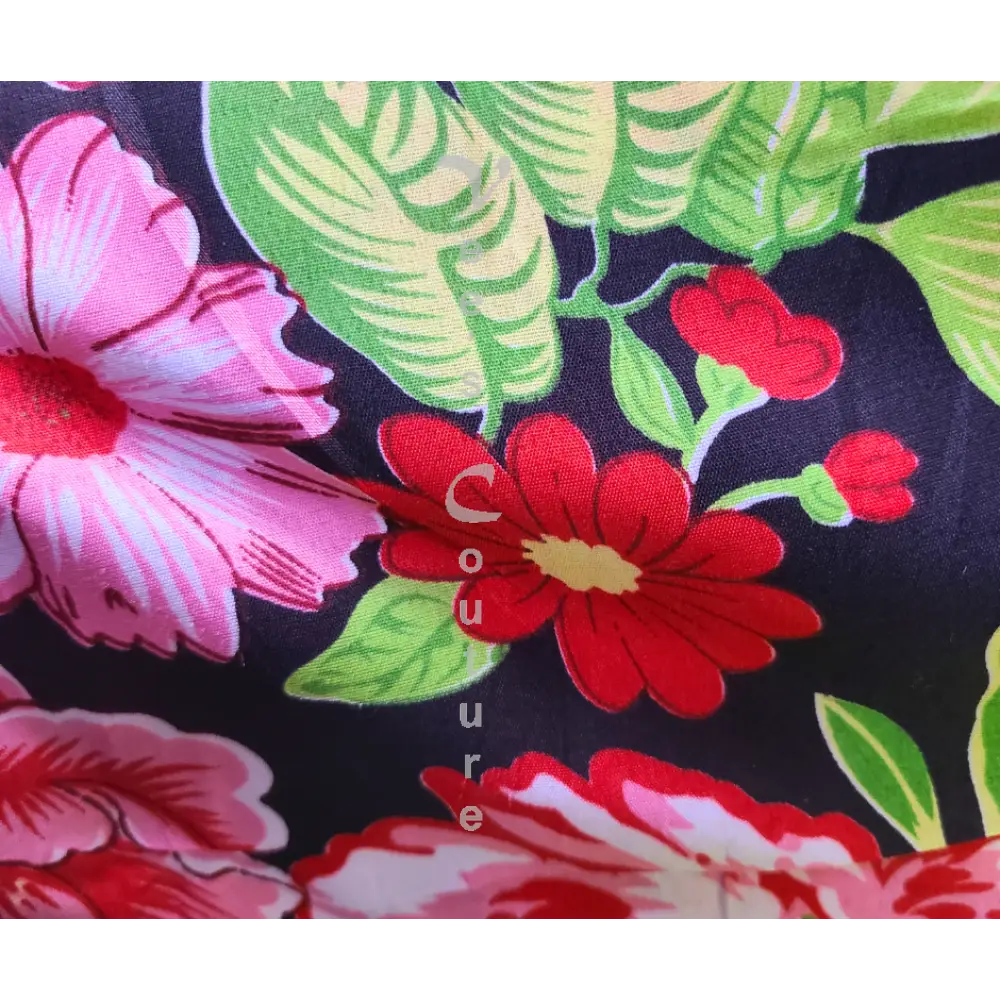 Wòb Dwiyèt (Check Fabric Availability) Floral 7 Clothing